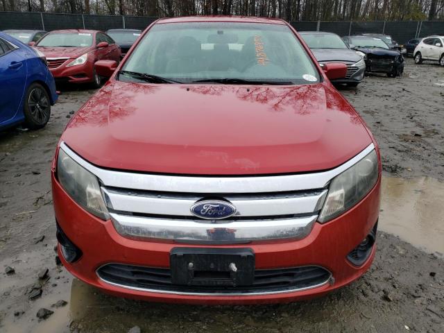 3FAHP0HA5AR130083 - 2010 FORD FUSION SE RED photo 5