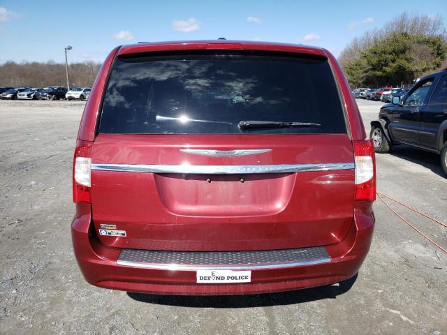 2C4RC1BG4ER208698 - 2014 CHRYSLER TOWN & COU TOURING RED photo 6