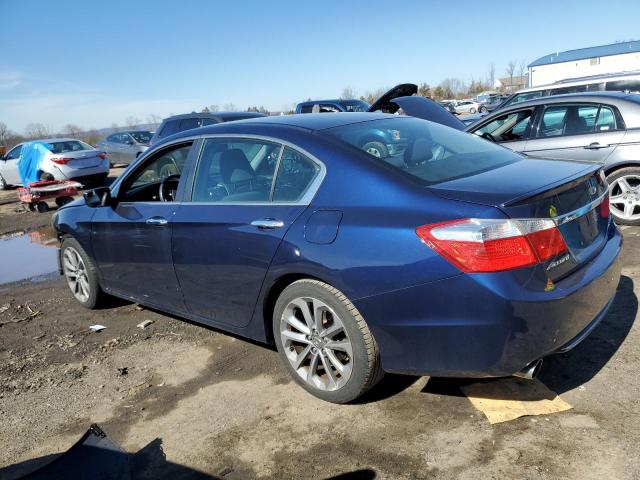 1HGCR2F52DA269202 - 2013 HONDA ACCORD SPORT BLUE photo 2