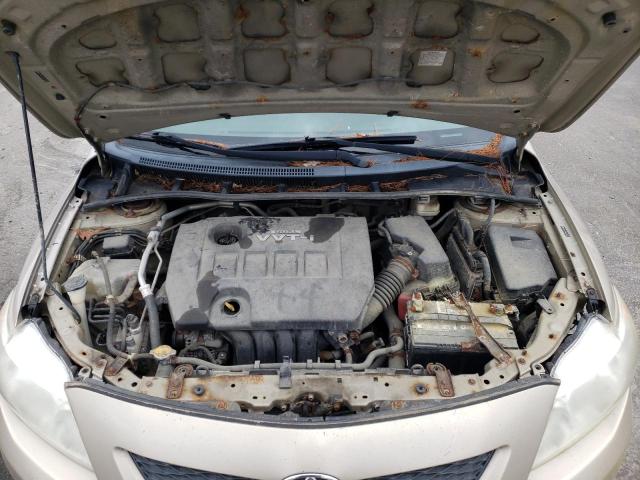 2T1BU4EE5AC337716 - 2010 TOYOTA COROLLA BASE TAN photo 11