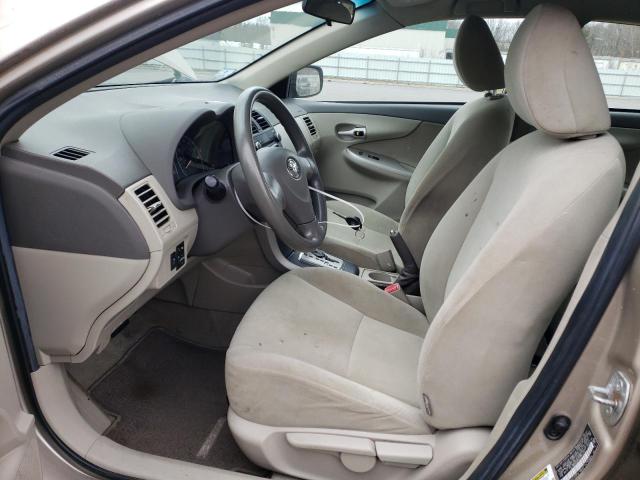 2T1BU4EE5AC337716 - 2010 TOYOTA COROLLA BASE TAN photo 7