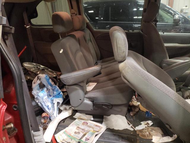 1A4GP45R96B610818 - 2006 CHRYSLER TOWN & COU წითელი ფოტო 10