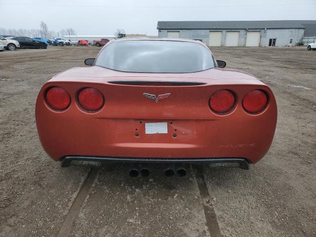 1G1YY26U365106576 - 2006 CHEVROLET CORVETTE ORANGE photo 6