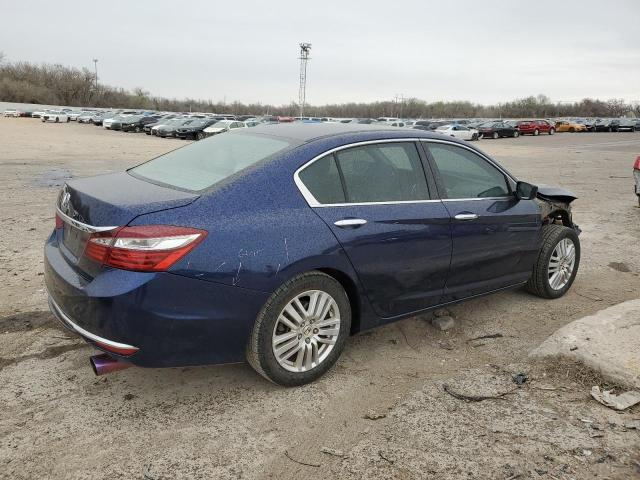 1HGCR2F39GA185574 - 2016 HONDA ACCORD LX BLUE photo 3