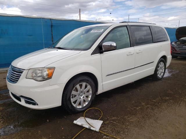 2C4RC1CGXCR125529 - 2012 CHRYSLER TOWN & COU TOURING L WHITE photo 1