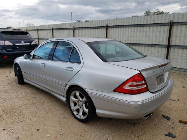 WDBRF52H97F931897 - 2007 MERCEDES-BENZ C 230 SILVER photo 2