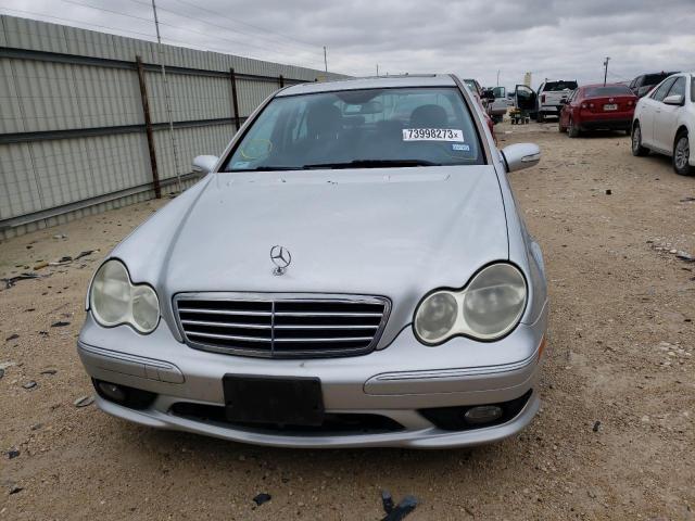 WDBRF52H97F931897 - 2007 MERCEDES-BENZ C 230 SILVER photo 5