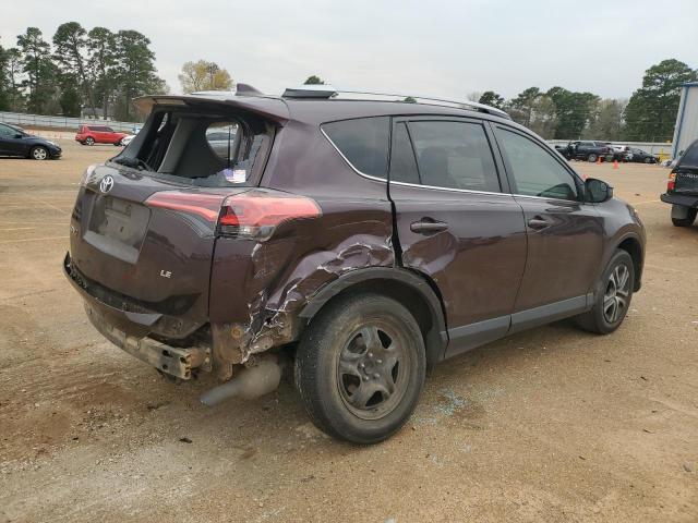 2T3ZFREV4HW366212 - 2017 TOYOTA RAV4 LE MAROON photo 3