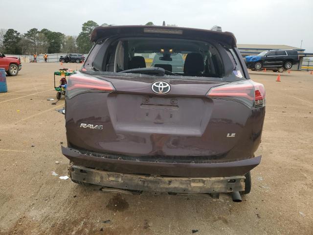 2T3ZFREV4HW366212 - 2017 TOYOTA RAV4 LE MAROON photo 6