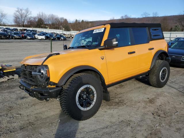 1FMEE5DH4MLA61789 - 2021 FORD BRONCO BASE ORANGE photo 1