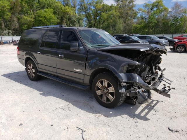 1FMFK19597LA22267 - 2007 FORD EXPEDITION EL LIMITED BLACK photo 4