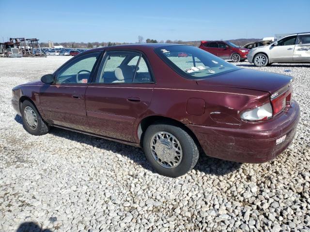 2G4WS52J221102930 - 2002 BUICK CENTURY CUSTOM BURGUNDY photo 2