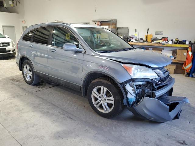 5J6RE4H79AL020291 - 2010 HONDA CR-V EXL SILVER photo 4