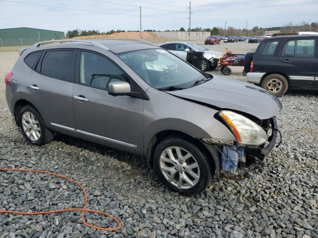 JN8AS5MV4DW613134 - 2013 NISSAN ROGUE S GRAY photo 4