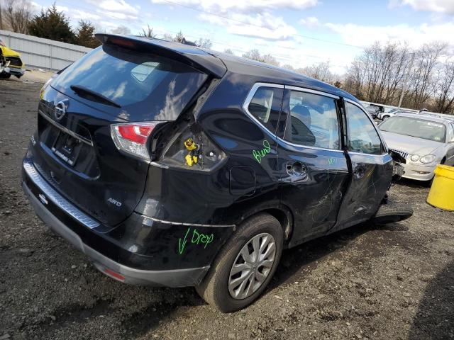 KNMAT2MV7GP651155 - 2016 NISSAN ROGUE S BLACK photo 3