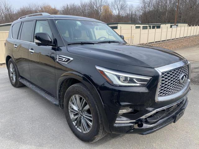 JN8AZ2AE9M9269619 - 2021 INFINITI QX80 LUXE BLACK photo 4