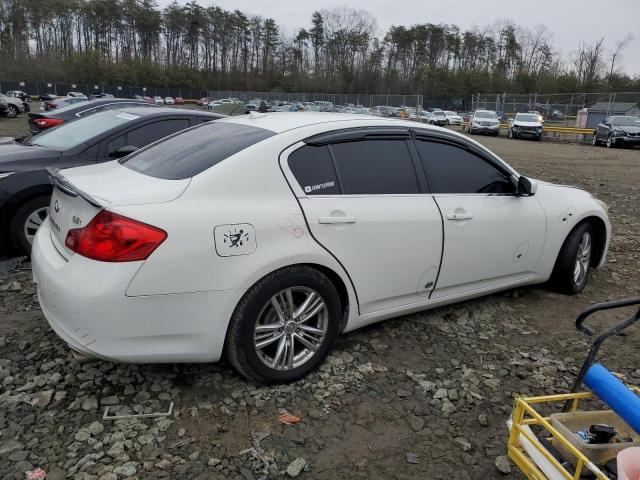 JN1CV6AR5AM250605 - 2010 INFINITI G37 WHITE photo 3