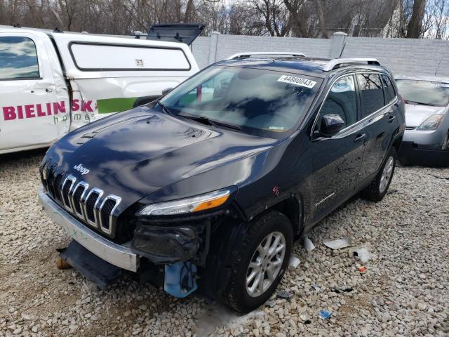 1C4PJMCSXFW745232 - 2015 JEEP CHEROKEE LATITUDE BLACK photo 1