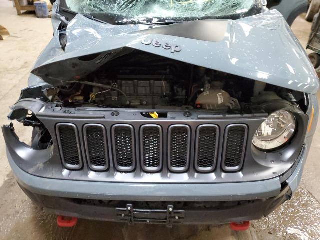 ZACCJBCT0FPB68754 - 2015 JEEP RENEGADE TRAILHAWK GRAY photo 12