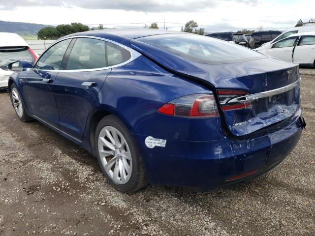 5YJSA1E15GF152977 - 2016 TESLA MODEL S Կապույտ լուսանկար 2