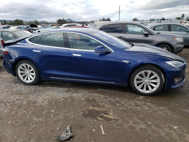 5YJSA1E15GF152977 - 2016 TESLA MODEL S Կապույտ լուսանկար 4
