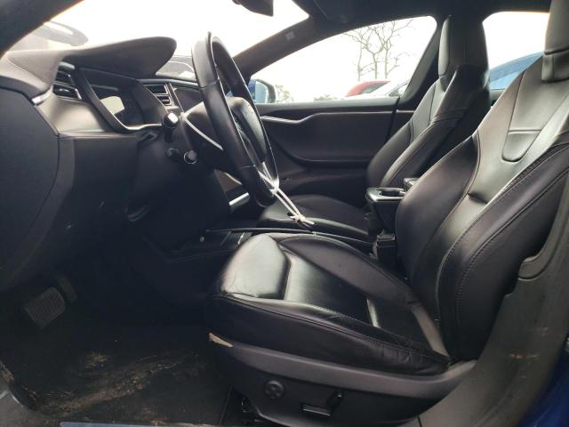 5YJSA1E15GF152977 - 2016 TESLA MODEL S Կապույտ լուսանկար 7