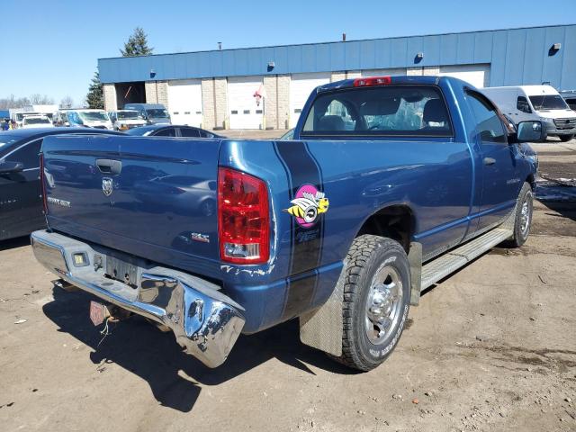 3D7KR26D85G769102 - 2005 DODGE RAM 2500 ST BLUE photo 3