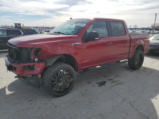 1FTEW1EP4JFE09603 - 2018 FORD F150 SUPERCREW MAROON photo 1