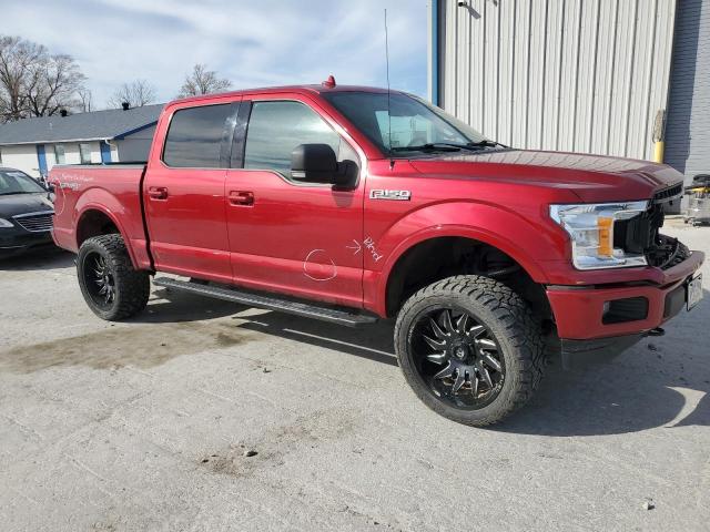 1FTEW1EP4JFE09603 - 2018 FORD F150 SUPERCREW MAROON photo 4