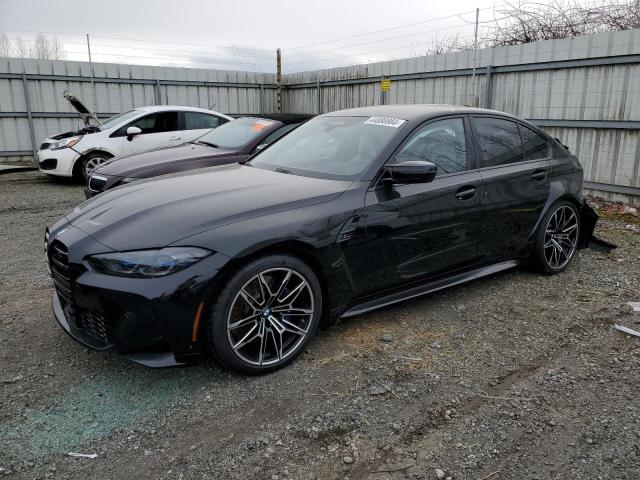 WBS43AY04NFM22661 - 2022 BMW M3 COMPETITION BLACK photo 1