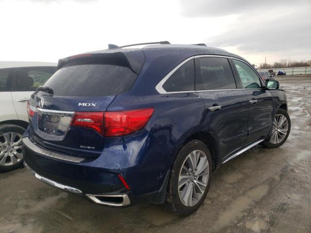 5J8YD4H53HL006661 - 2017 ACURA MDX TECHNOLOGY BLUE photo 3