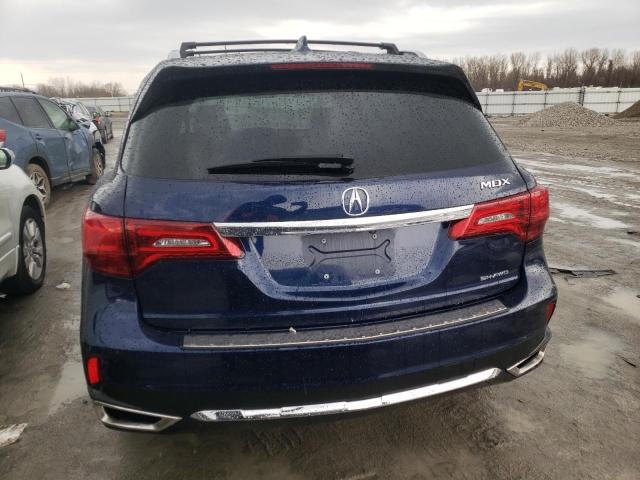 5J8YD4H53HL006661 - 2017 ACURA MDX TECHNOLOGY BLUE photo 6