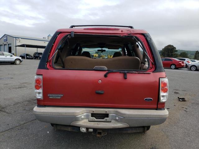 1FMRU18W9WLA93436 - 1998 FORD EXPEDITION RED photo 6