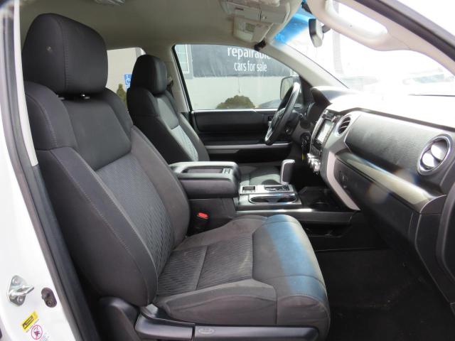 5TFUM5F15EX054170 - 2014 TOYOTA TUNDRA DOUBLE CAB SR/SR5 WHITE photo 5