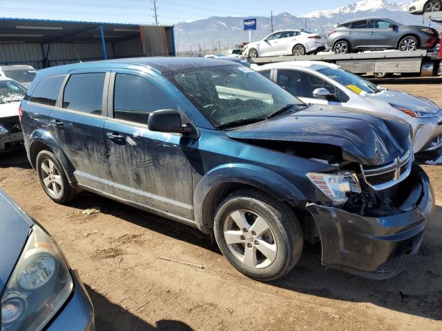 3C4PDCAB8DT530228 - 2013 DODGE JOURNEY SE BLUE photo 4