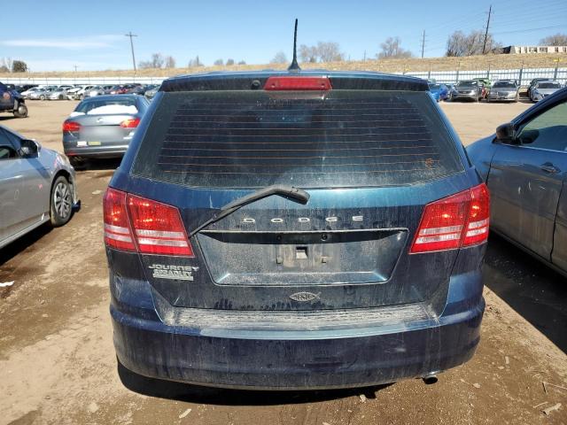 3C4PDCAB8DT530228 - 2013 DODGE JOURNEY SE BLUE photo 6