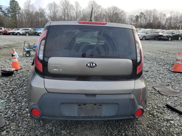 KNDJP3A50F7181645 - 2015 KIA SOUL + GRAY photo 6