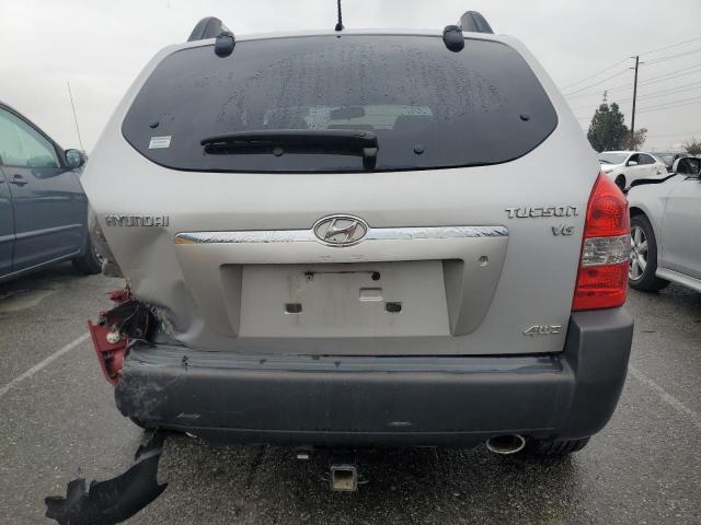 KM8JN72D66U371286 - 2006 HYUNDAI TUCSON GLS SILVER photo 6