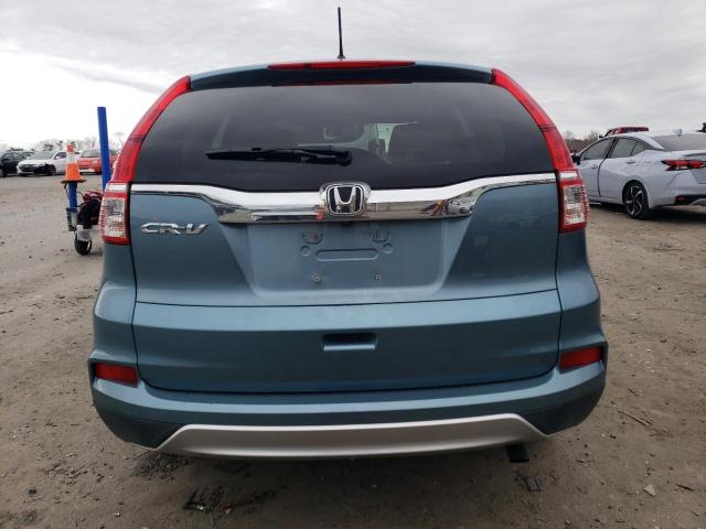 2HKRM3H54GH531261 - 2016 HONDA CR-V EX BLUE photo 6