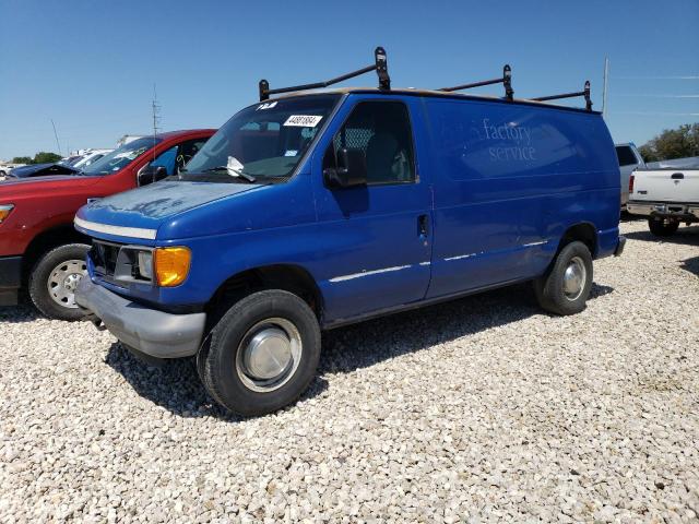 1FTNE24W96DA98173 - 2006 FORD ECONOLINE E250 VAN BLUE photo 1