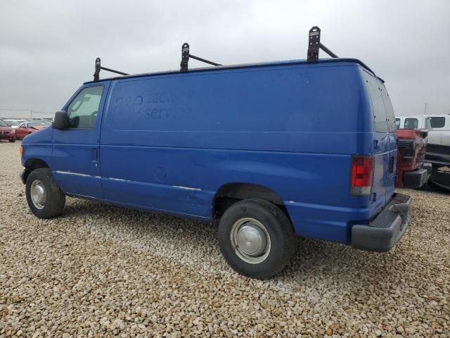 1FTNE24W96DA98173 - 2006 FORD ECONOLINE E250 VAN BLUE photo 2