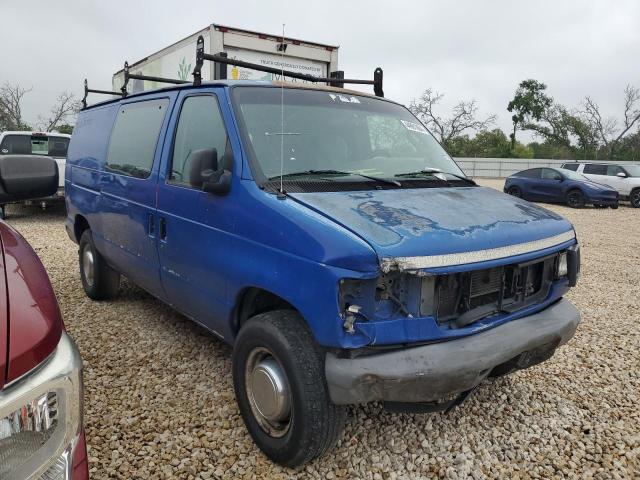 1FTNE24W96DA98173 - 2006 FORD ECONOLINE E250 VAN BLUE photo 4