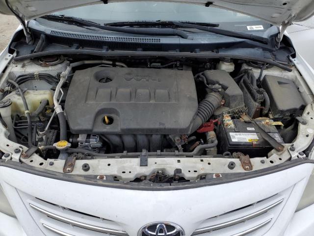 2T1BU4EE2DC061693 - 2013 TOYOTA COROLLA BASE WHITE photo 11