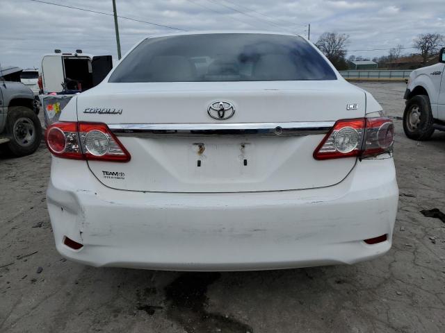 2T1BU4EE2DC061693 - 2013 TOYOTA COROLLA BASE WHITE photo 6