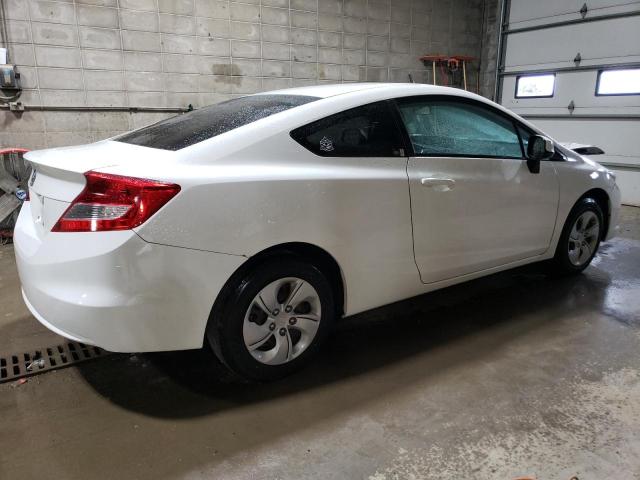 2HGFG3B53DH529185 - 2013 HONDA CIVIC LX WHITE photo 3