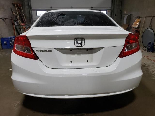 2HGFG3B53DH529185 - 2013 HONDA CIVIC LX WHITE photo 6