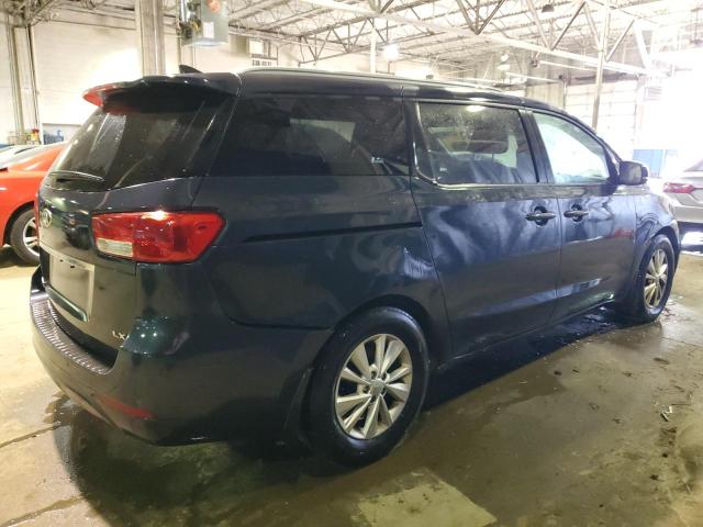 KNDMB5C17G6144245 - 2016 KIA SEDONA LX BLUE photo 3