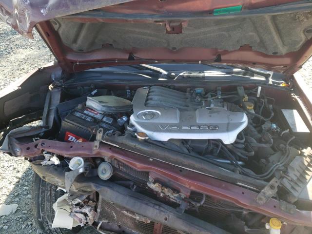 JN8DR09Y43W814142 - 2003 NISSAN PATHFINDER LE 勃艮第红 照片 12