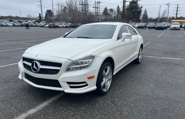 WDDLJ9BB0EA111801 - 2014 MERCEDES-BENZ CLS 550 4MATIC WHITE photo 2