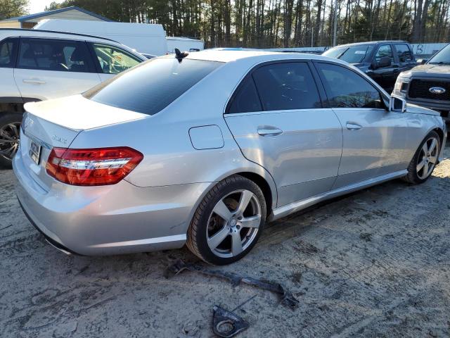 WDDHF8HB3BA442411 - 2011 MERCEDES-BENZ E 350 4MATIC SILVER photo 3